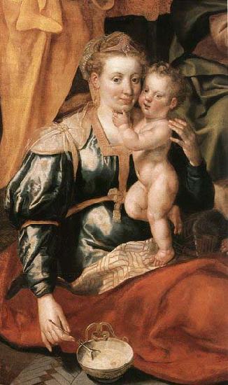 VOS, Marten de The Family of St Anne oil painting image